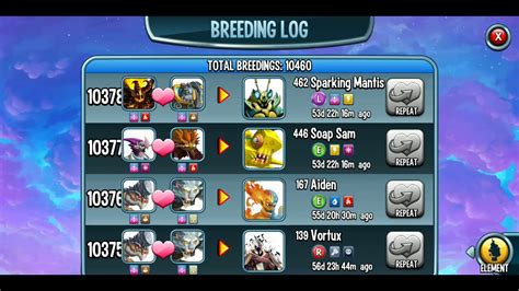 monster legends breeding legendary